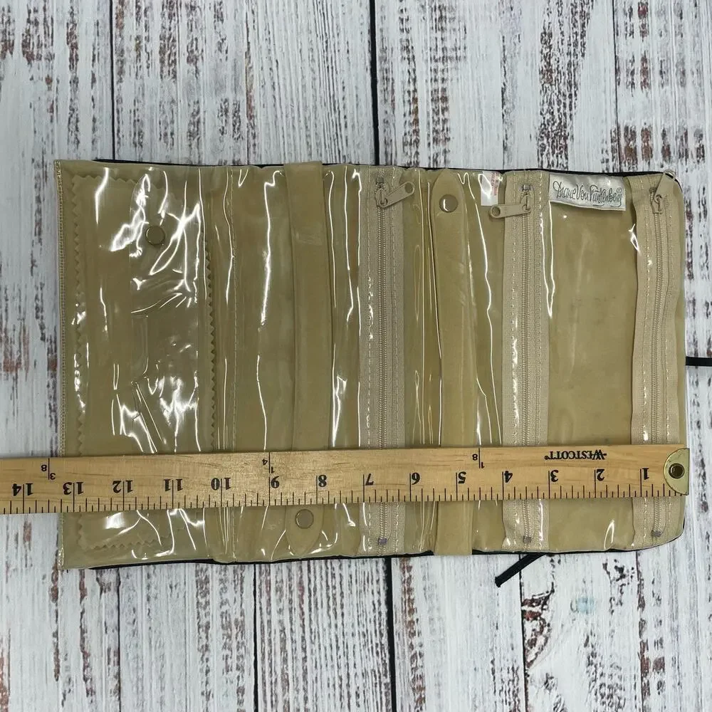 Vintage Diane Von Furstenberg Travel Jewelry Organizer Floral